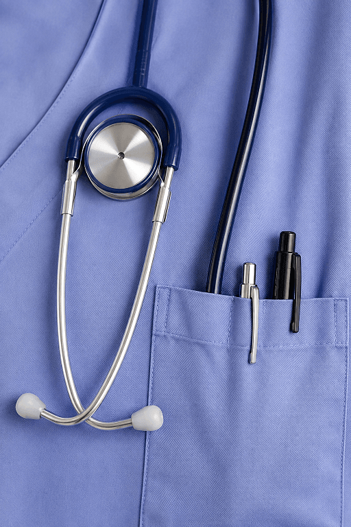nurse taking notes